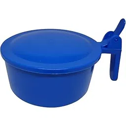 Sahyog Wellness PVC Slovia Spitting Mug with Lid Sputum Pot with Plastic Cover,100 ML (Blue)-picture-20