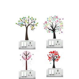 Sai Designs Black & Green Trees Decorative Switch Board Sticker-picture-19