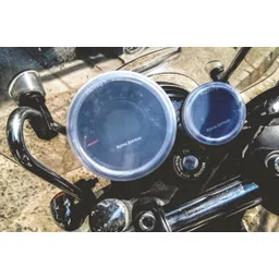sai kirpa accessories Meter cap Strap Royal Enfield Meteor 350 Bike Tank Cover-picture-25