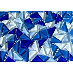 Sai Mosaic Art Triangular Glass Mosaics (200gm, Blue)-picture-17