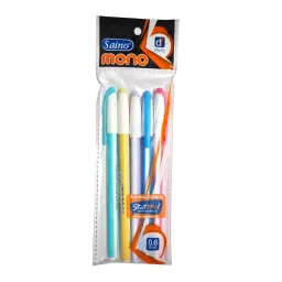 Saino Mono Ball Pen Blue Ink Color (Pack of 5)-picture-35