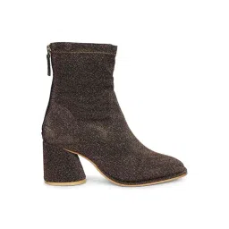 Saint G Bronze Stretch Fabric Ankle Boot-picture-26