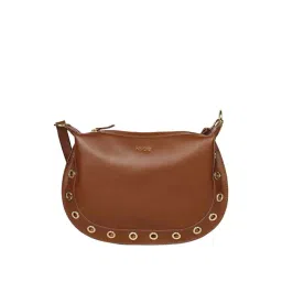 Saint G Brown Solid Medium Sling Handbag-picture-10