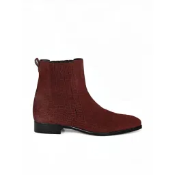 Saint G Men's Gorile Burgundy Chelsea Boots-picture-22