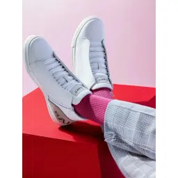 Saint G Men's Milo White Ankle High Sneakers-picture-46