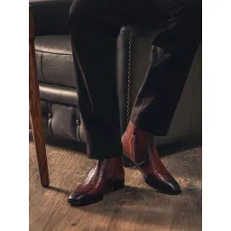 Saint G Men's Umberto Brown Boots-picture-40