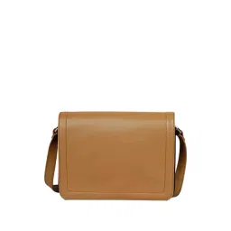 Saint G Tan Solid Small Sling Handbag-picture-22