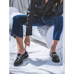 Saint G Women Embellished Leather Loafers-picture-20