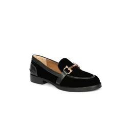 Saint G Women Velvet Horsebit Loafers-picture-36