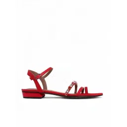 Saint G Women's Annie Red Ankle Strap Sandals-picture-48
