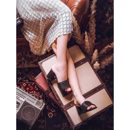 Saint G Women's Bethany Black Casual Sandals-picture-15