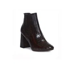 Saint G Womens Brown Leather Ankle Boots-picture-10
