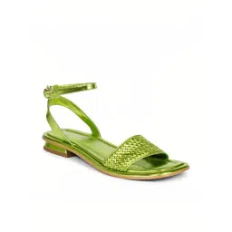Saint G Women's Catalina Green Ankle Strap Sandals-picture-33