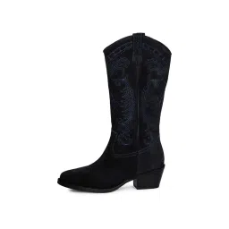 Saint G Women's Elodie Navy Booties image 3