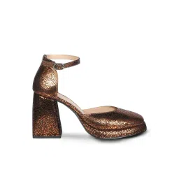 Saint G Women's Emma Bronze Ankle Strap Sandals-picture-36
