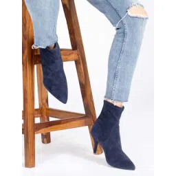 Saint G Women's Jemima Blue Stiletto Booties-picture-42