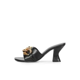 Saint G Women's Melissa Black Casual Sandals image 4