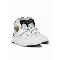 Saint G Women's Venetia White Ankle High Sneakers-picture-36