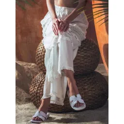 Saint G Women's White Casual Sandals-picture-39