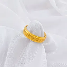 saizen Gold Plated Shinny stainless steel mid ring, thumb ring, band ring for men, boys Stainless Steel Gold Plated Ring-picture-28