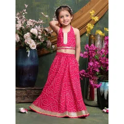 SAKA DESIGNS Girls Printed Ready to Wear Lehenga-picture-21