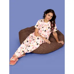 SAKARMAA Women Printed Night suit image 5