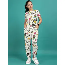 SAKARMAA Women Printed Round Neck Co-Ords-picture-29