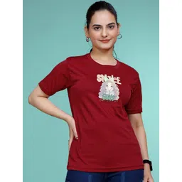 SAKARMAA Women Printed T-shirt-picture-23