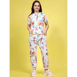 SAKARMAA Women Printed T-Shirt & Joggers Co-Ords-picture-21