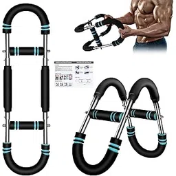Saker Twister Arm Trainer, 60-110lb Adjustable Chest Workout Equipment with 3-Speed Resistance, Portable Power Twister Bar for Home/Gym, Detachable Design Fitness Anywhere-picture-21