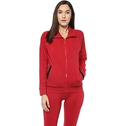 sakhi sang Solid Radish Maroon Track Jacket.-picture-52