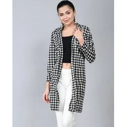 sakshi trader Woman Checks Shrug-picture-11