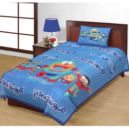 salgia Cotton Single Flat 144 TC Jaipuri Prints Bedsheet-picture-43