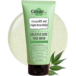 Salicylic Acid Face Wash for Oily & Acne-Prone Skin 100ml | With Neem for Oil Control & Pimple Care | Deep Cleansing & Acne Clearing Formula | For Men & Women-picture-15