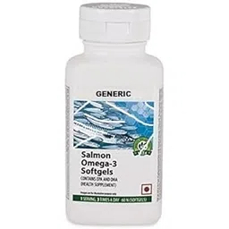 Salmon Omega-3 Fish Oil Softgel Capsules Supplement, 60 Softgel-picture-16