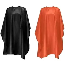 Saloon Apron Combo for Hair Stylists – Pack of 2 in Black & Orange Color – Adjustable Neck Strap, Waterproof & Lightweight Professional Barber Aprons 15-picture-49