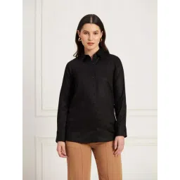 SALT Attire Black Plain Shirt-picture-29