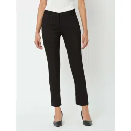 SALT Attire Black Plain Trousers-picture-28