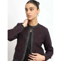 SALT Attire Black Polka Dot Jacket image 4