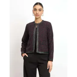 SALT Attire Black Polka Dot Jacket image 1