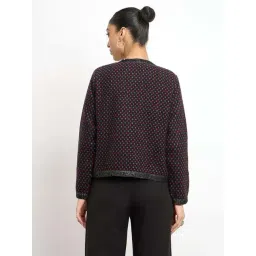 SALT Attire Black Polka Dot Jacket image 2