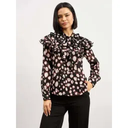 SALT Attire Black Printed Top-picture-12