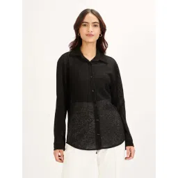 SALT Attire Black Textured Shirt-picture-35