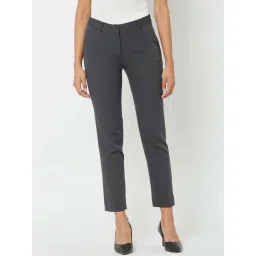 SALT Attire Grey Earnest Mid Rise Slim Pants-picture-27