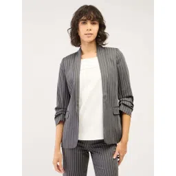 SALT Attire Grey Striped Jacket-picture-26