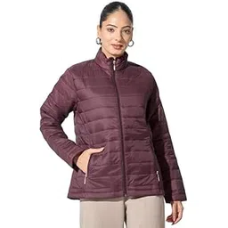 salt attire Maeve Women's Solid Puffer Jacket - High Neck, Full Sleeves, Cozy APD Fabric, The Cozy Closet Collection, Made in India-picture-46