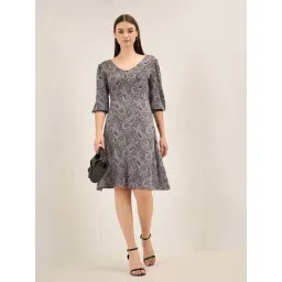 SALT Attire Multicolor Paisley Dress-picture-15