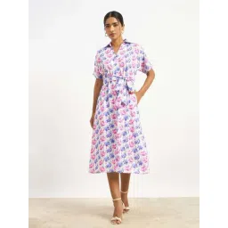 SALT Attire Multicolored Printed Casual Dress-picture-34
