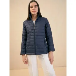 SALT Attire Navy Blue Maeve Puffer Jacket-picture-30