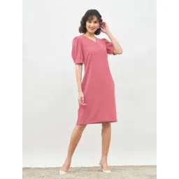 SALT Attire Pink Casual Dress-picture-27